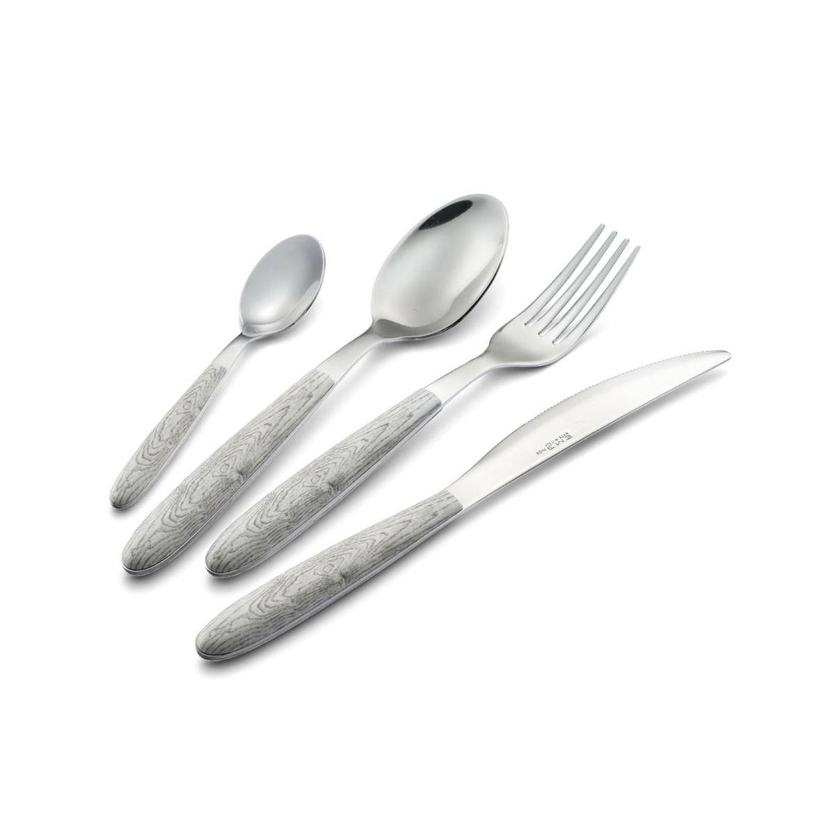 Posate Inox pz.24 Eme Vero Betulla | Eme