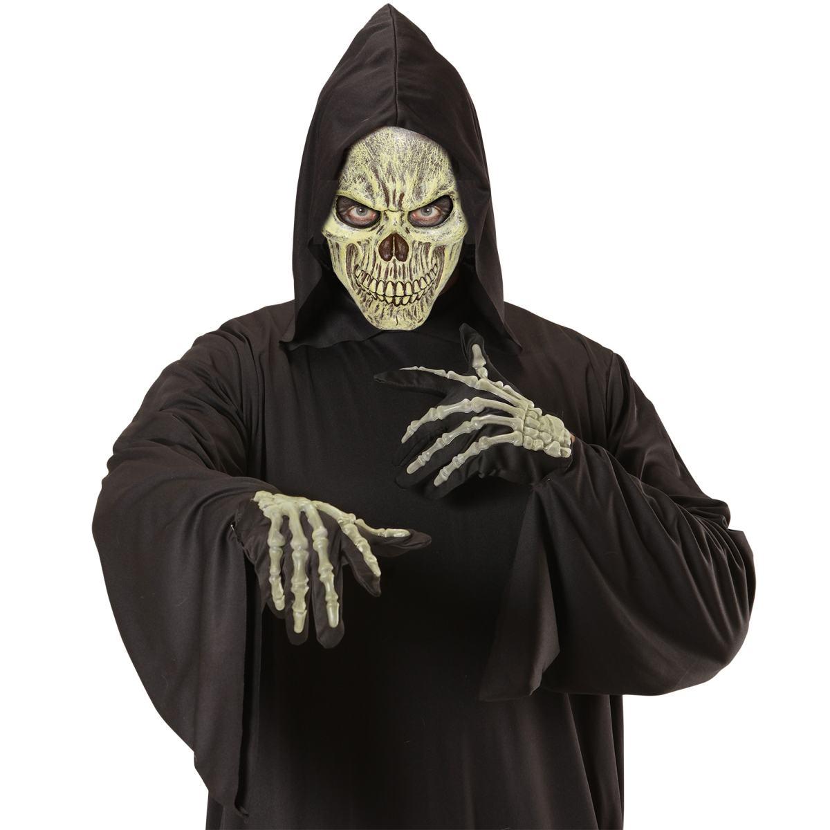 Maschera Viso PVC Horror Lattice Teschio |Widmann