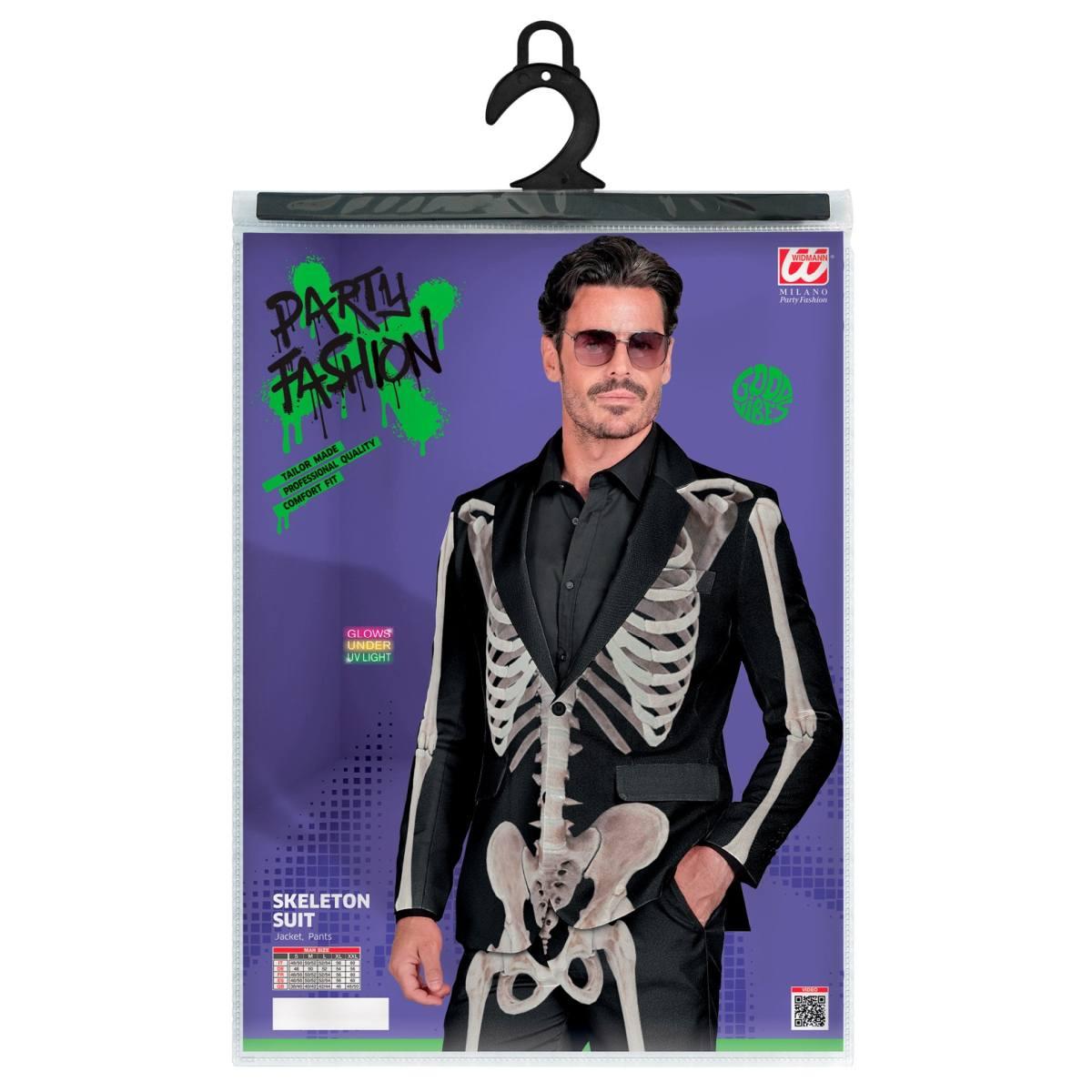 Costume Completo Scheletro |Widmann