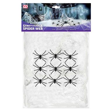 Ragnatela Bianca con Ragni gr.200 |Widmann