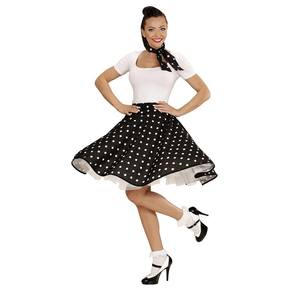 Gonna Pin Up Anni '50/'60 a Pois |Widmann