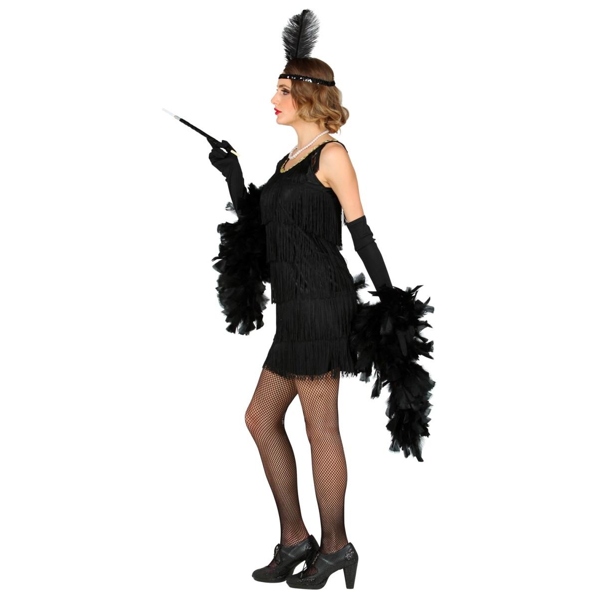 Costume Charleston Anni '20 Nero |Widmann