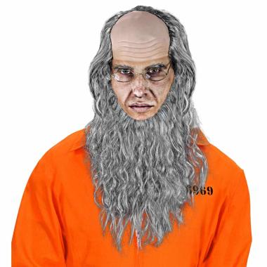 Parrucca Amish con Calotta Barba e Occhiali |Widmann