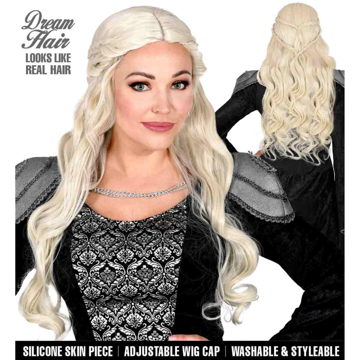 Parrucca Dama Regina Bianca |Widmann