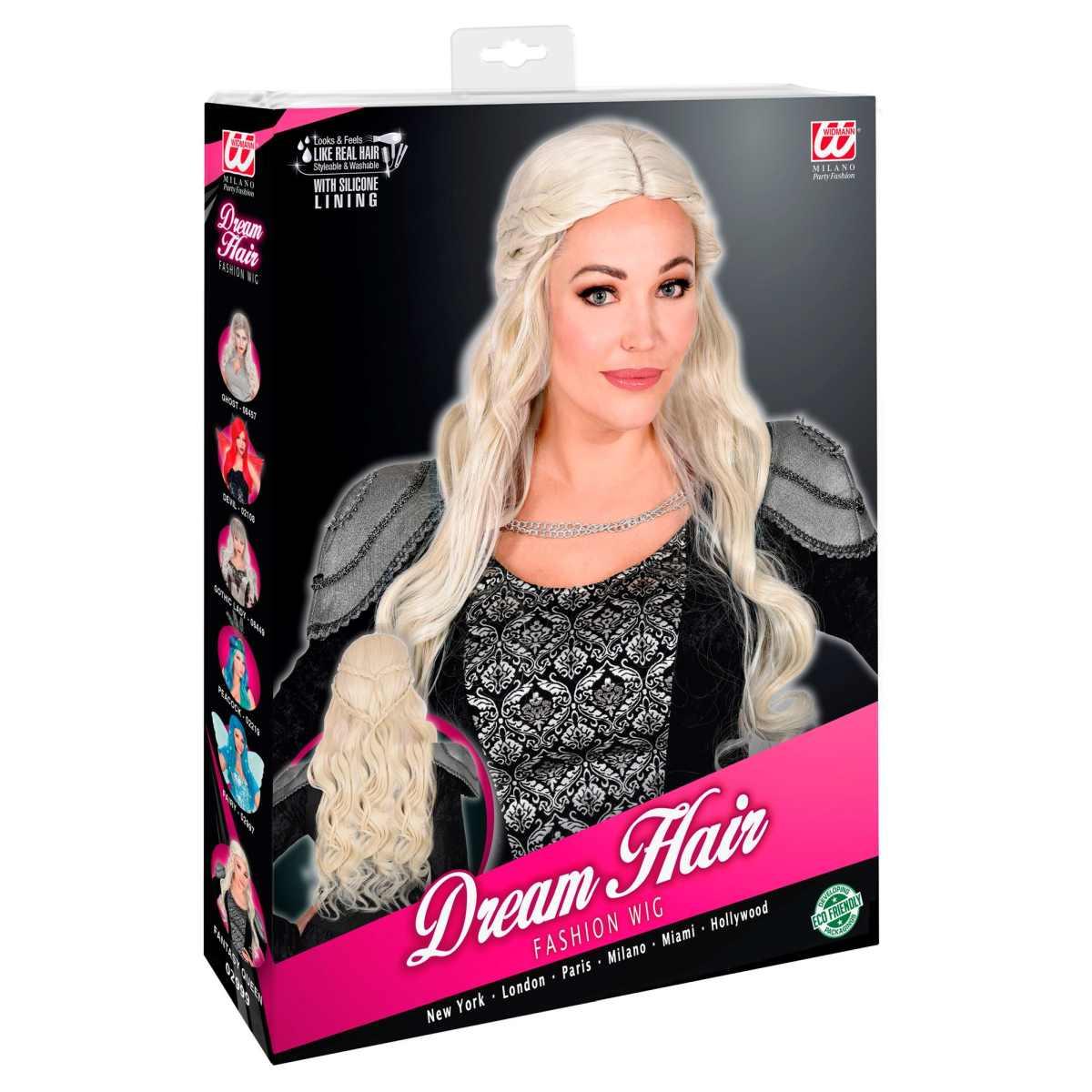 Parrucca Dama Regina Bianca |Widmann