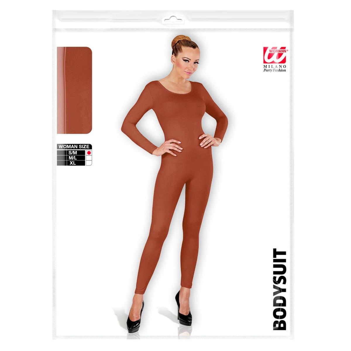 Costume Tuta Marrone color Pelle |Widmann