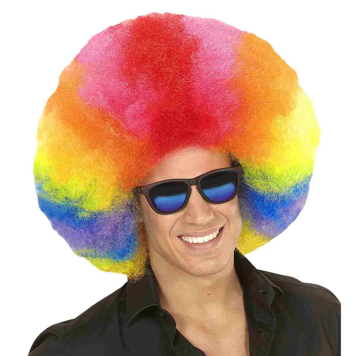 Parrucca Afro Multicolor |Widmann