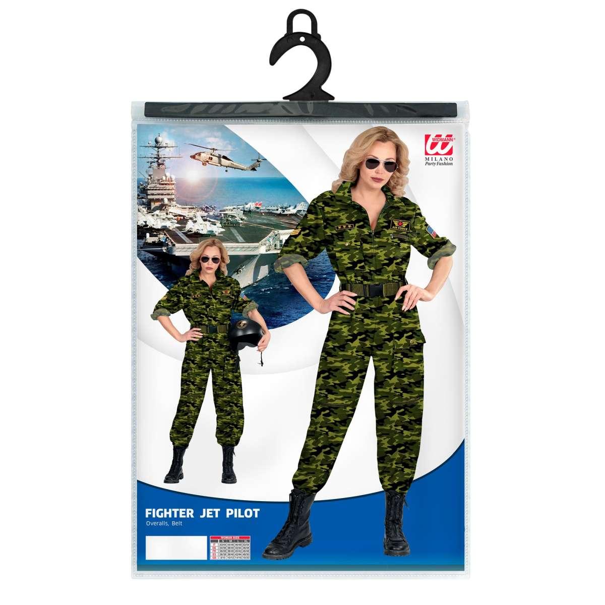 Costume Pilota Jet Tuta |Widmann