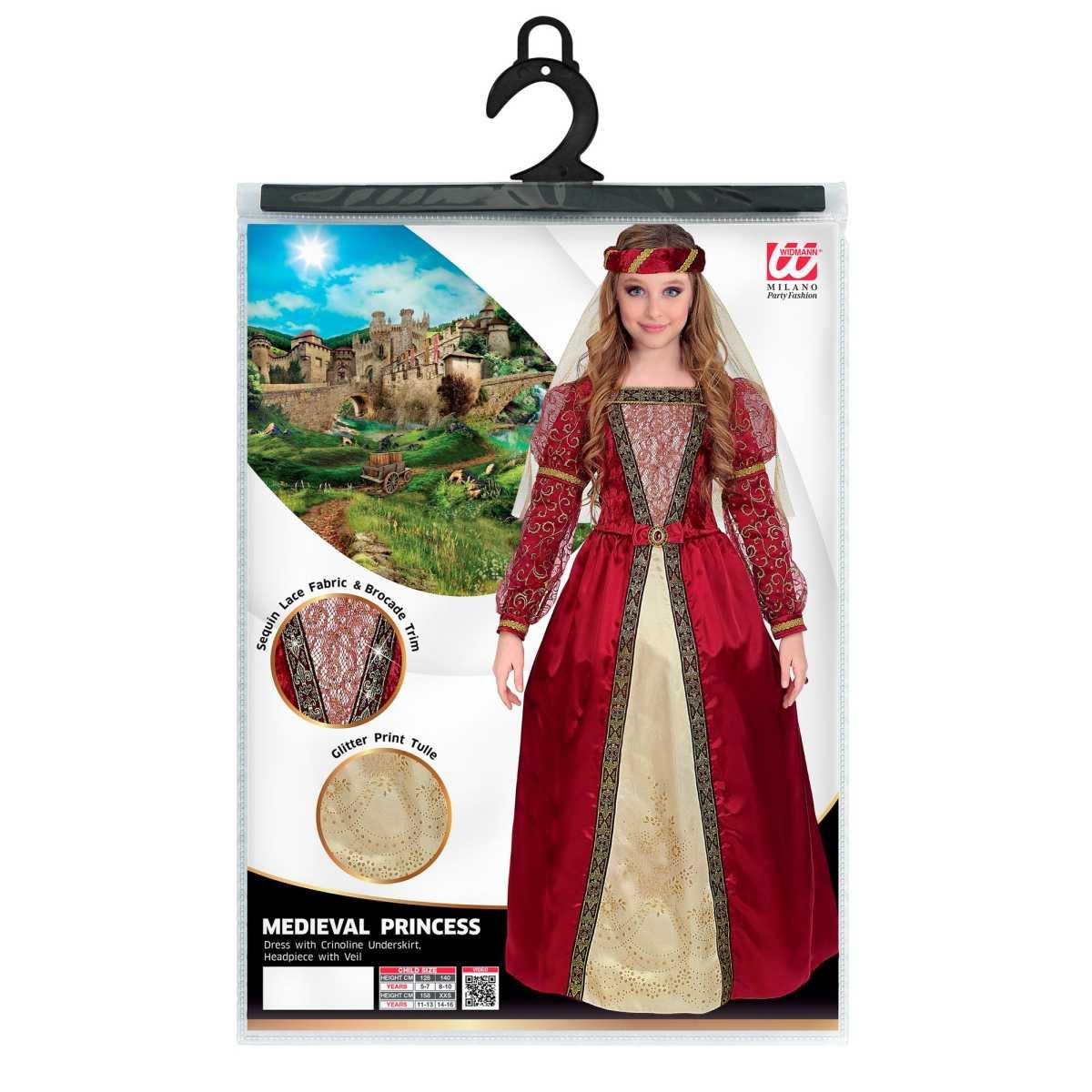 Costume Principessa Medievale |Widmann