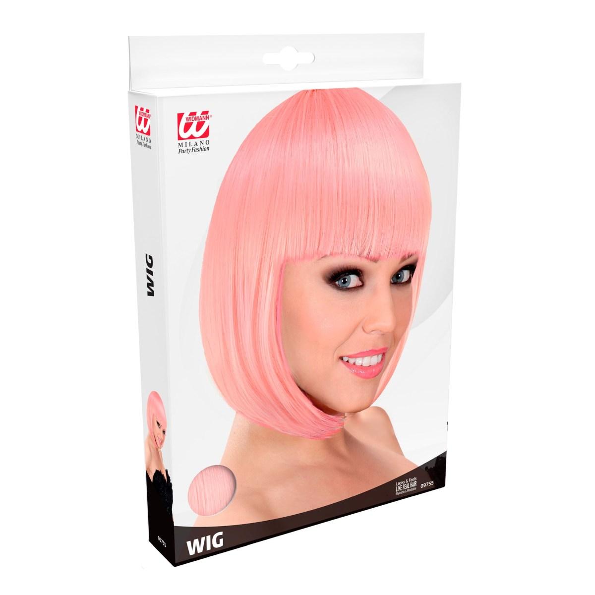 Parrucca Caschetto Lou Lou Rosa Chiaro |Widmann