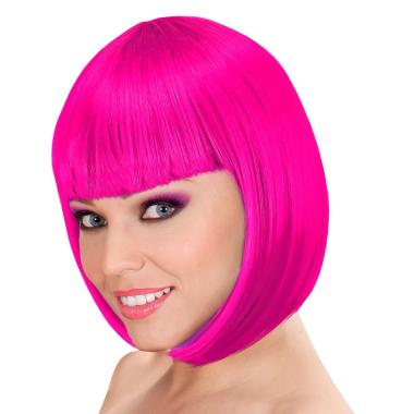 Parrucca Caschetto Lou Lou Rosa Fucsia |Widmann