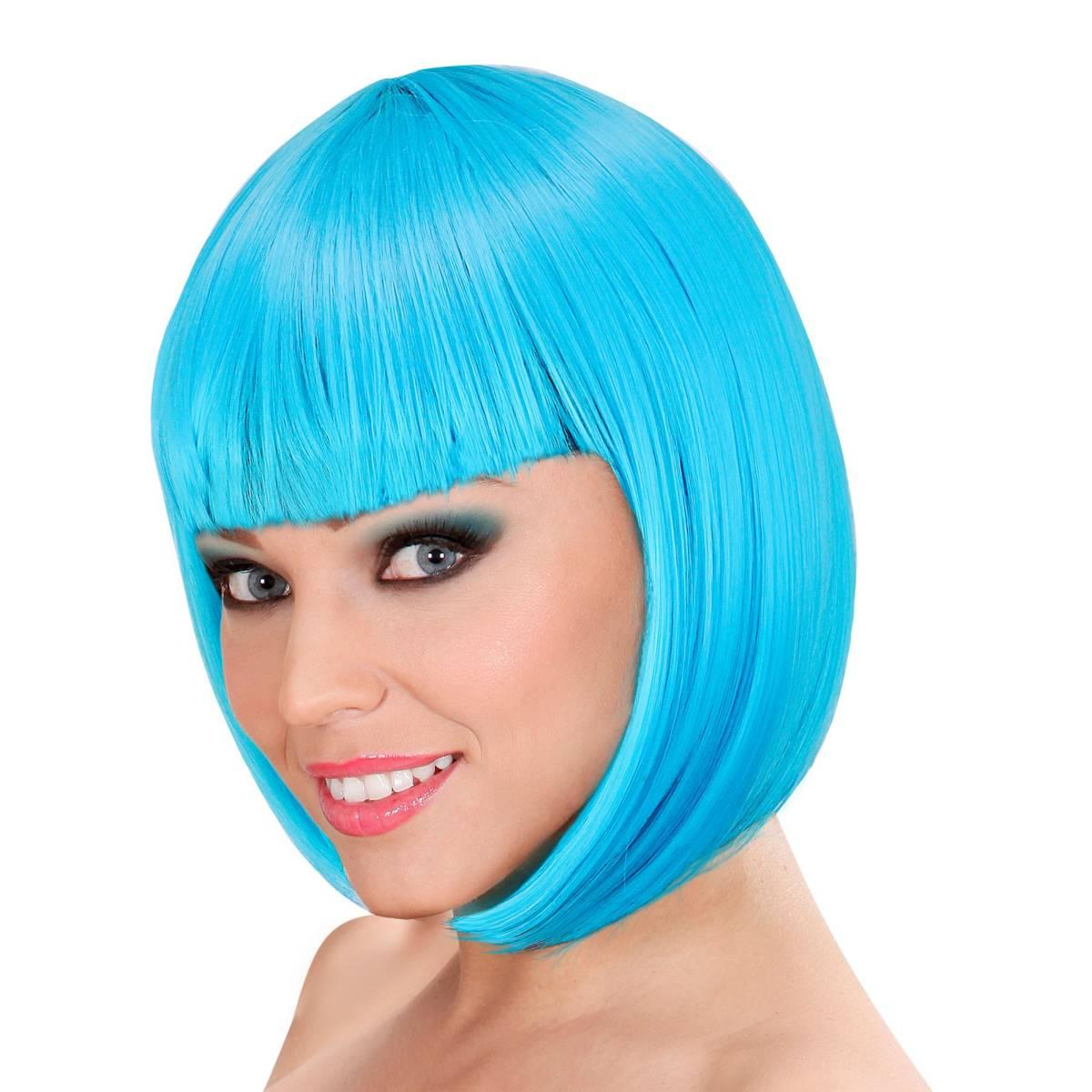 Parrucca Caschetto Lou Lou Azzurra |Widmann