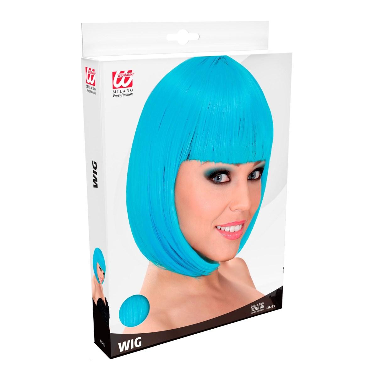 Parrucca Caschetto Lou Lou Azzurra |Widmann