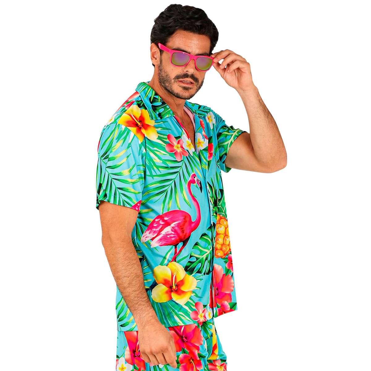 Camicia Azzurra Hawaii Summer Party |Widmann