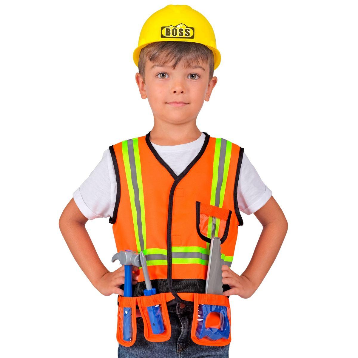 Costruttore Gilet Casco Attrezzi Set pz.5 |Widmann