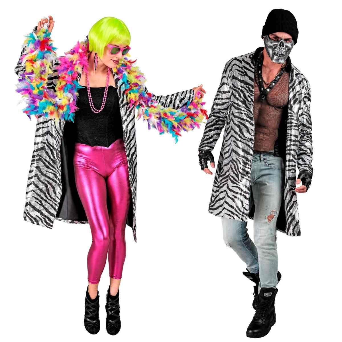 Cappotto Party Disco Animalier Zebra |Widmann