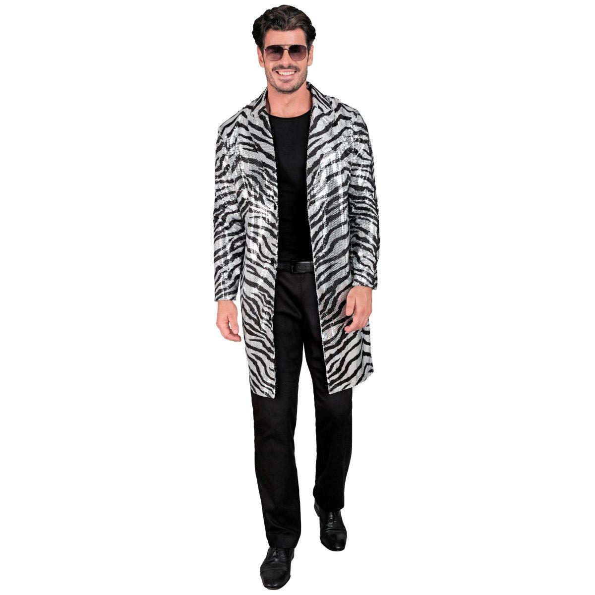 Cappotto Party Disco Animalier Zebra |Widmann