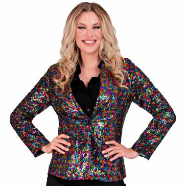 Giacca Party Disco Paillettes Multicolor |Widmann