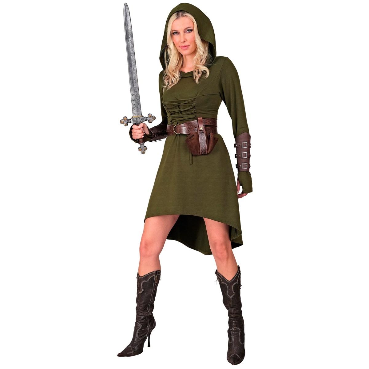 Costume Gotica Medievale Verde |Widmann