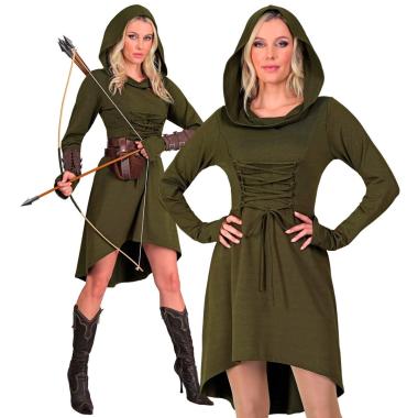 Costume Gotica Medievale Verde |Widmann