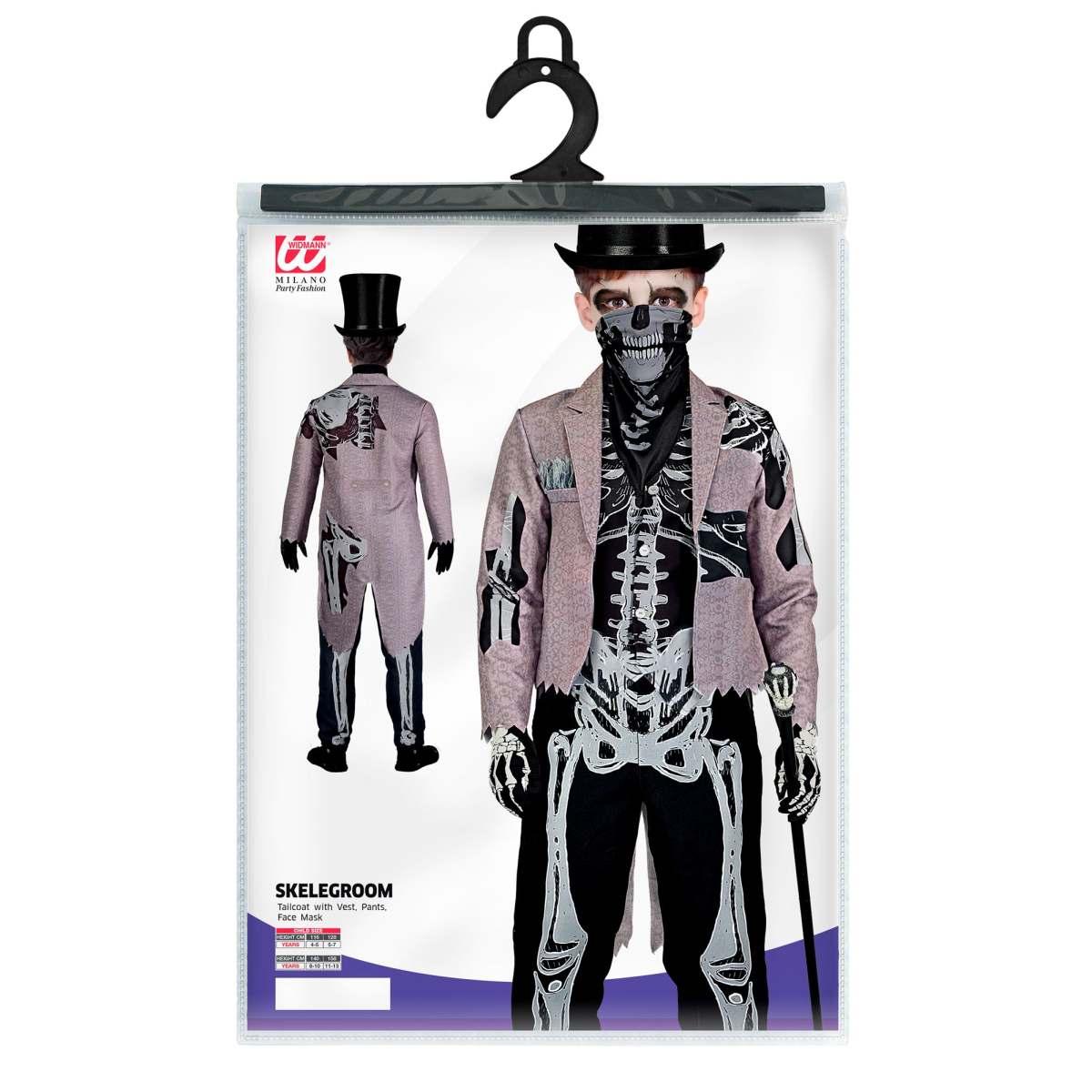 Costume Scheletro con Frac |Widmann