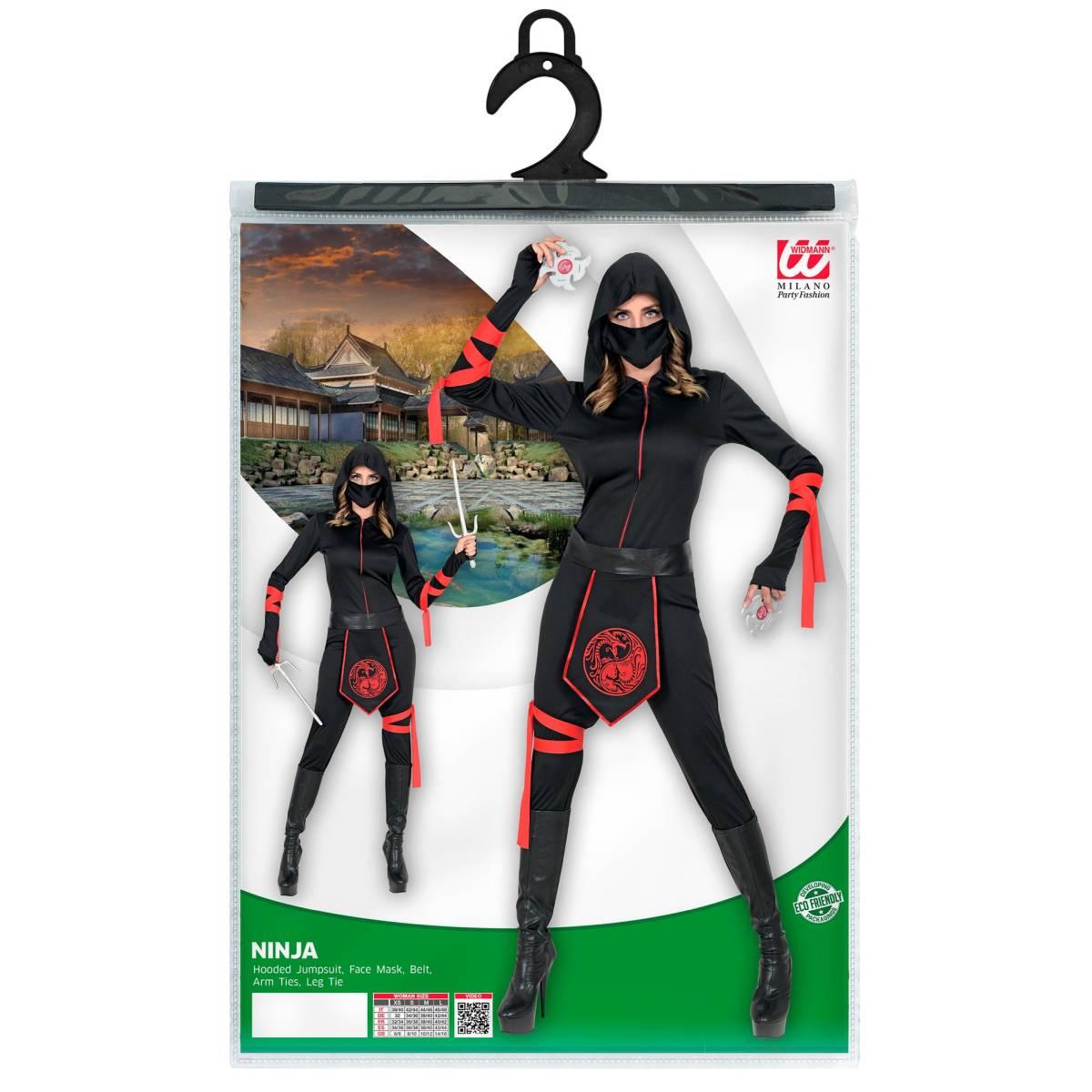 Costume Ninja Rossa |Widmann