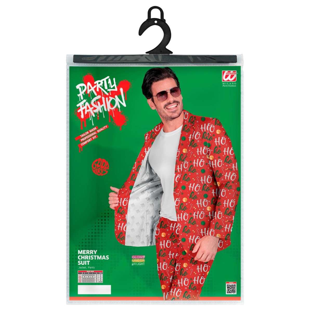 Costume Completo Buon Natale Rosso |Widmann