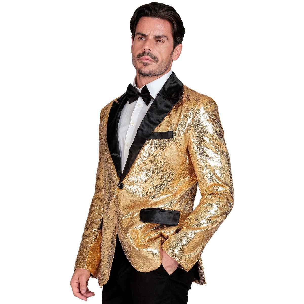 Giacca Oro Paillettes con Bavero |Widmann