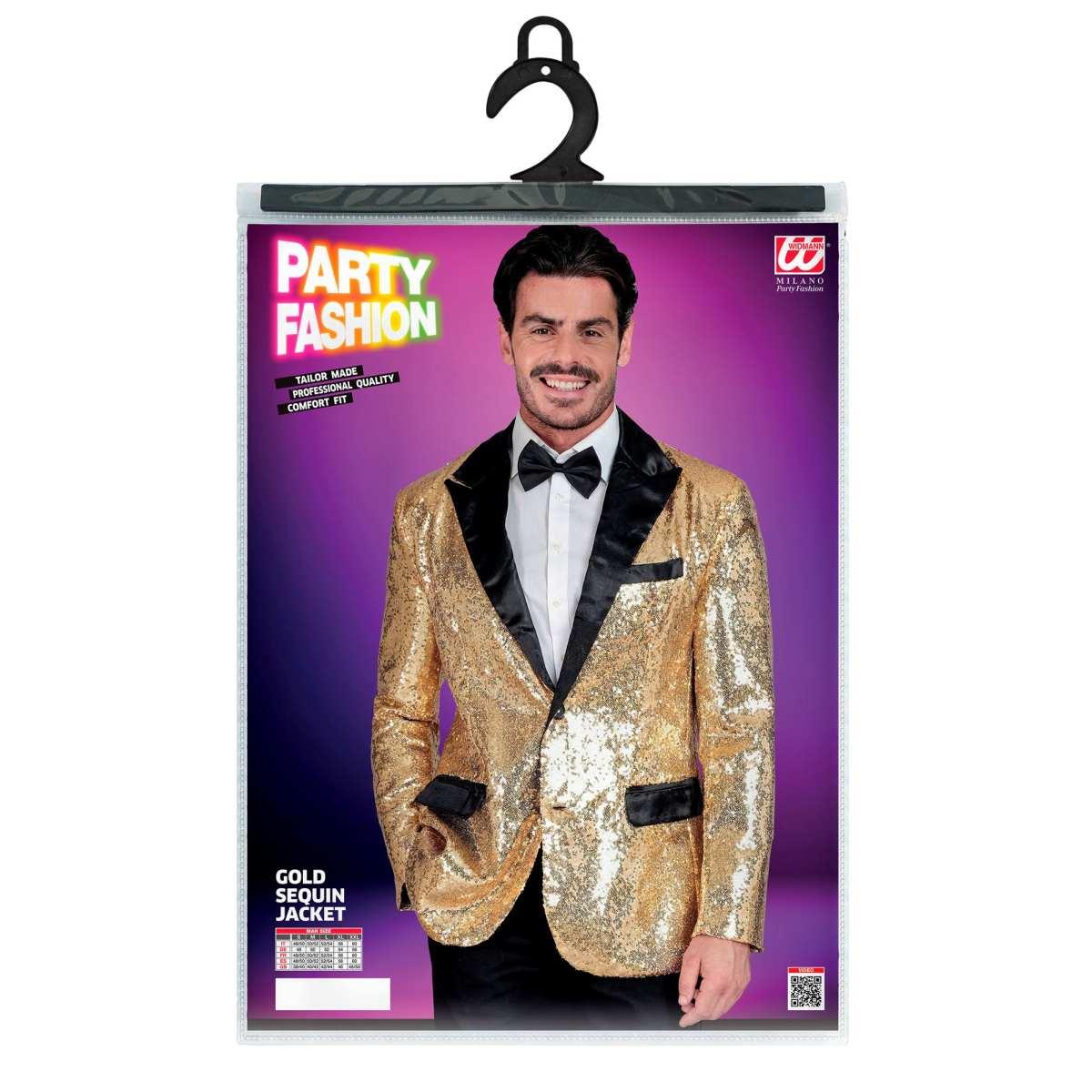 Giacca Oro Paillettes con Bavero |Widmann