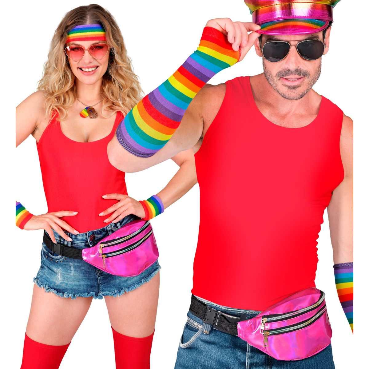 Borsa Marsupio Rosa Fucsia Olografico |Widmann