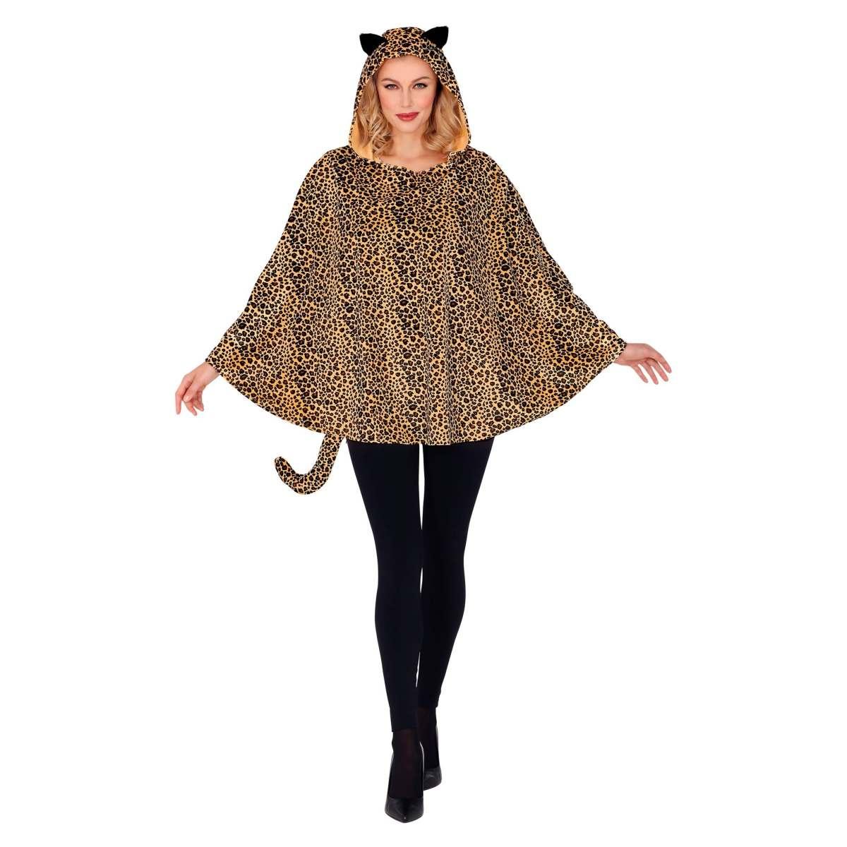 Poncho Leopardo con Cappuccio |Widmann