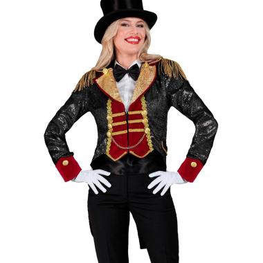 Giacca Frac Domatrice Nera con Paillettes |Widmann