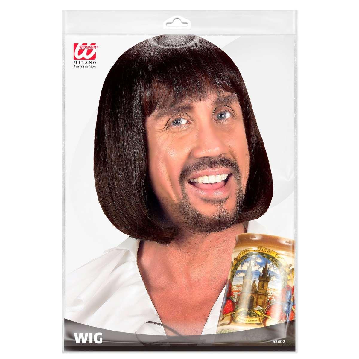 Parrucca Caschetto Castana con Frangia |Widmann