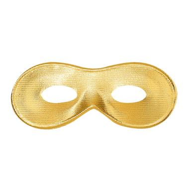 Maschera Viso Domino Tessuto Argento |Widmann
