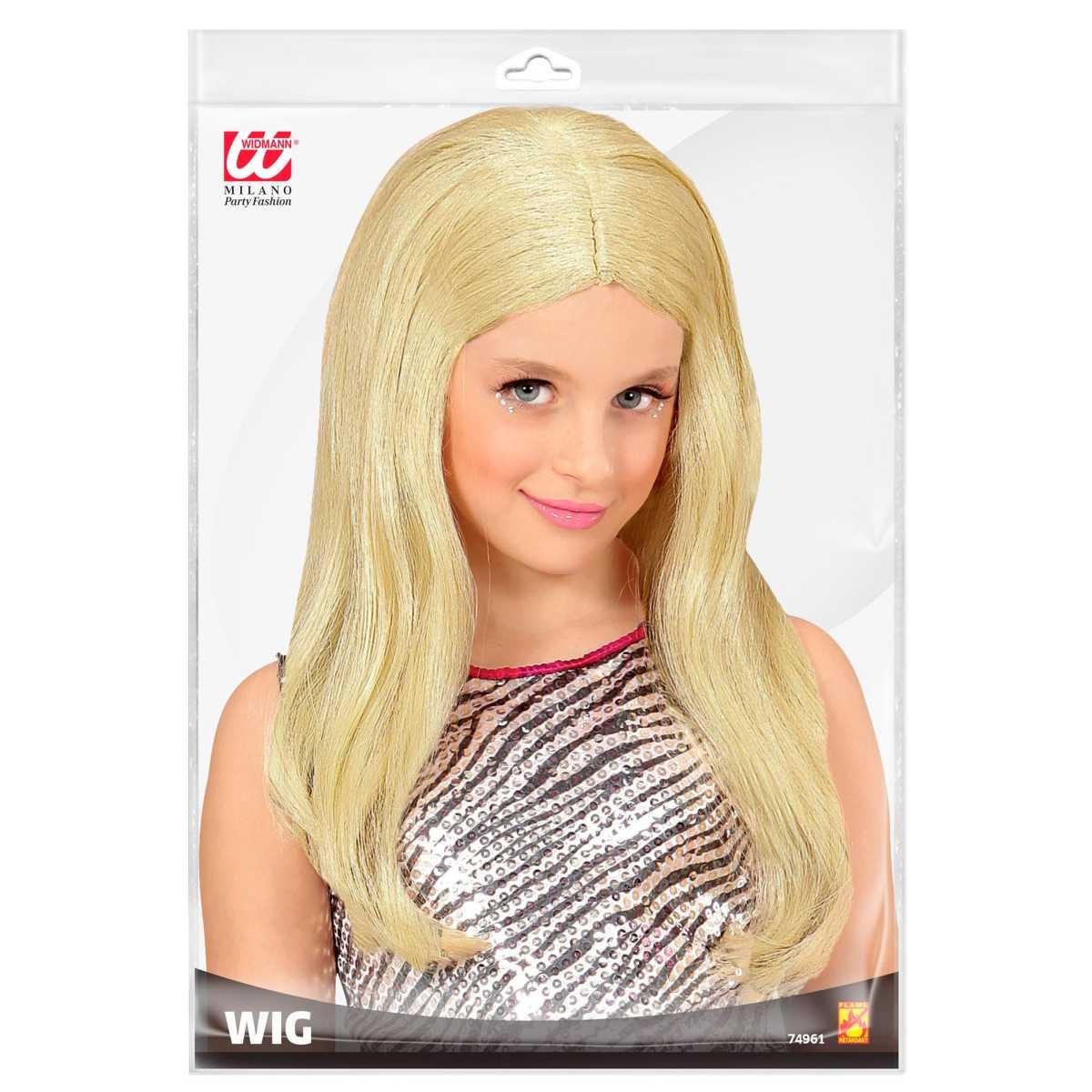 Parrucca Bionda Liscia Lunga |Widmann