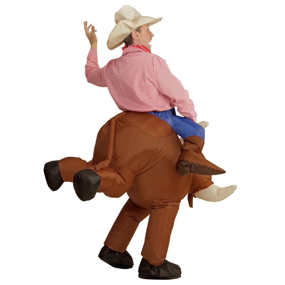 Costume Cowboy su Toro Gonfiabile |Widmann