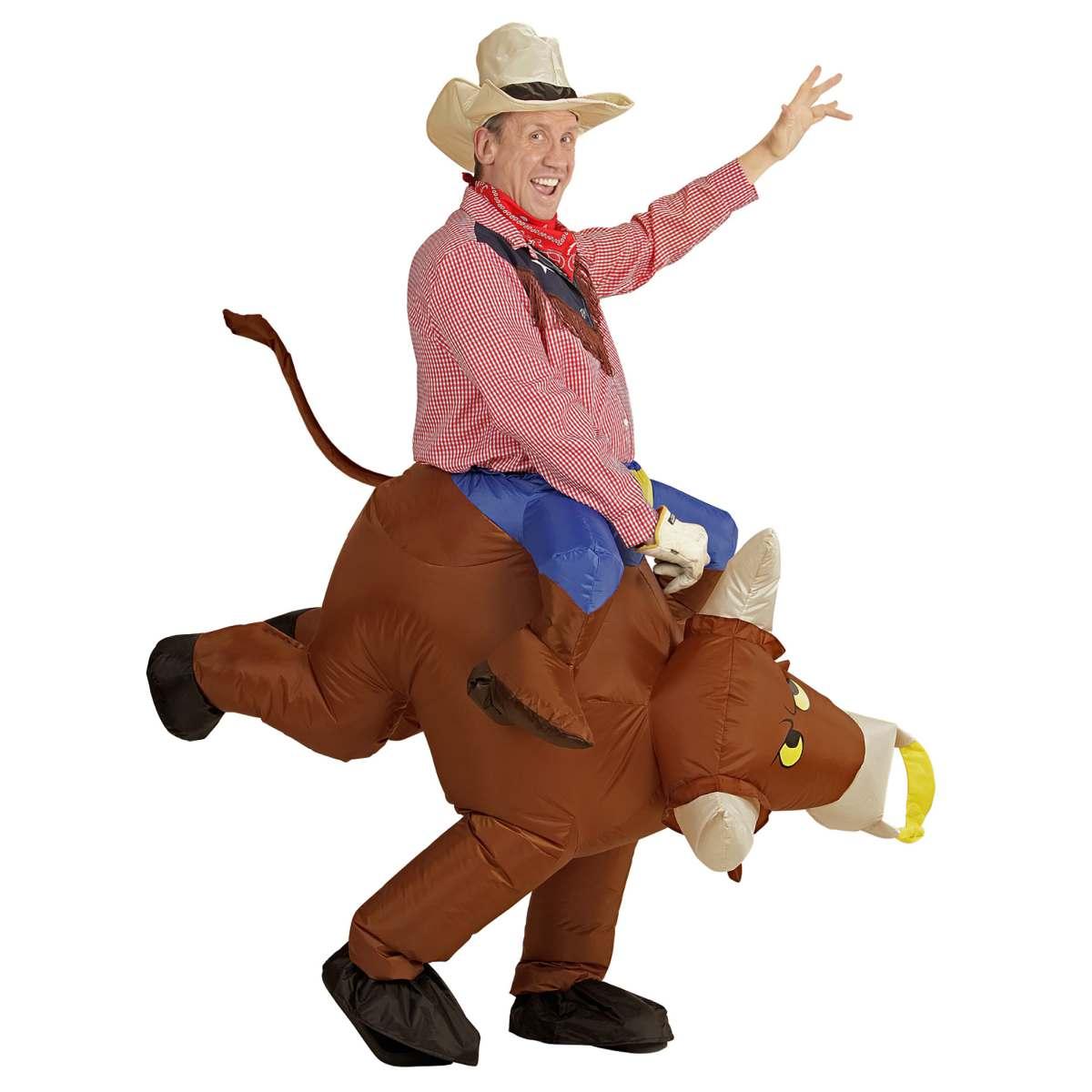 Costume Cowboy su Toro Gonfiabile |Widmann