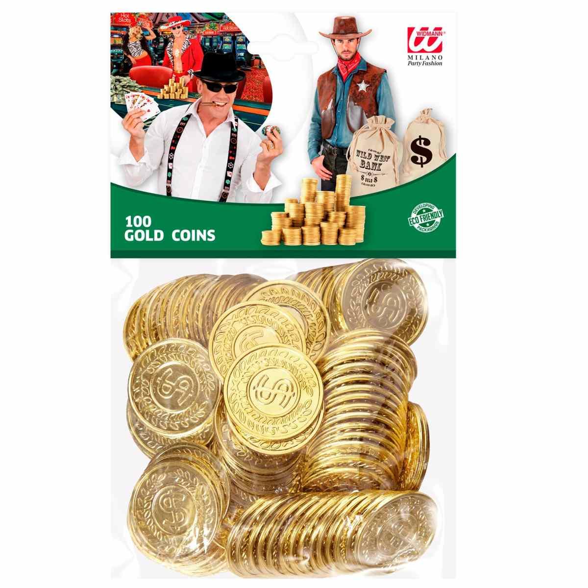Monete Oro PVC Set pz.100 |Widmann