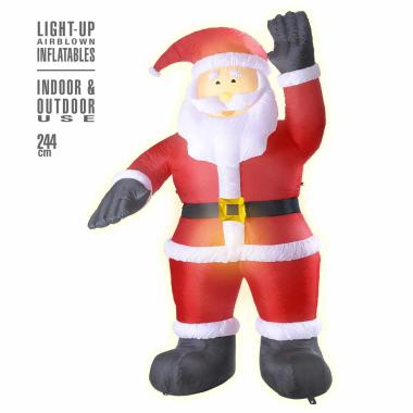 Decorazione Babbo Natale Gonfiabile cm.244 |Widmann