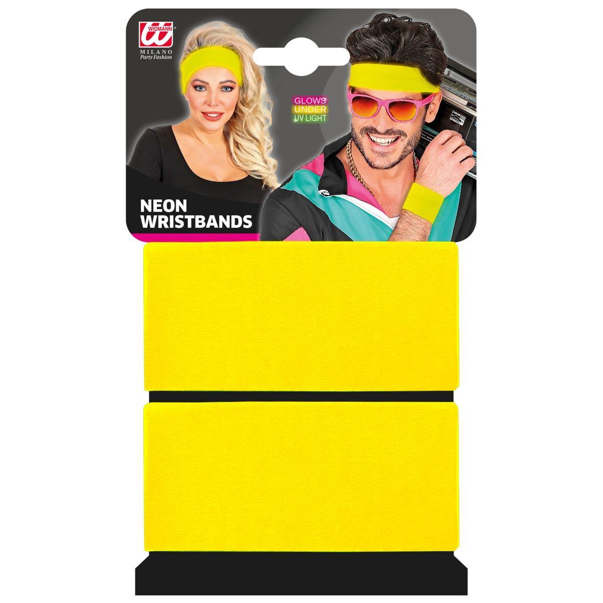 Polsini Giallo Fluorescente Set pz.2 |Widmann