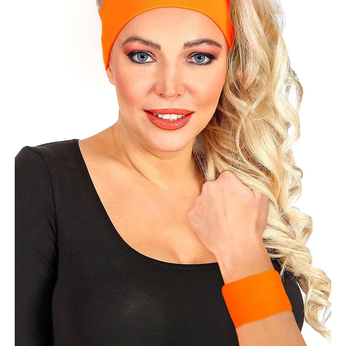 Polsini Arancione Fluorescente Set pz.2 |Widmann