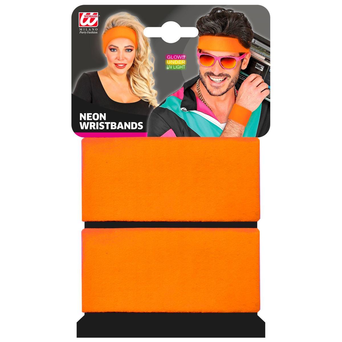 Polsini Arancione Fluorescente Set pz.2 |Widmann