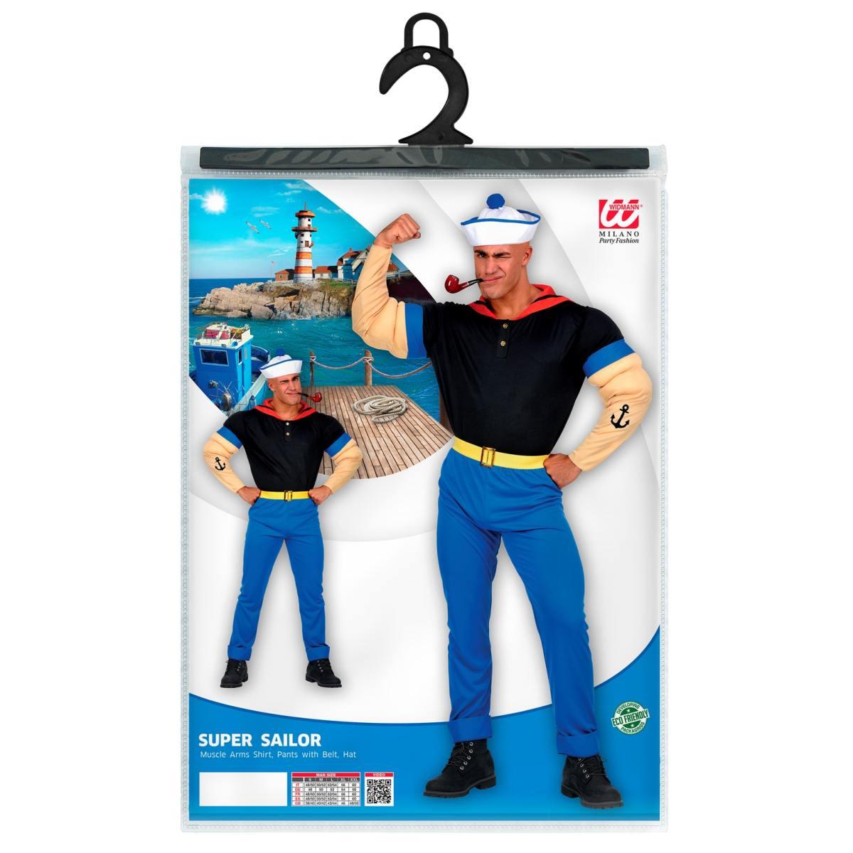 Costume Marinaio Braccio di Ferro |Widmann