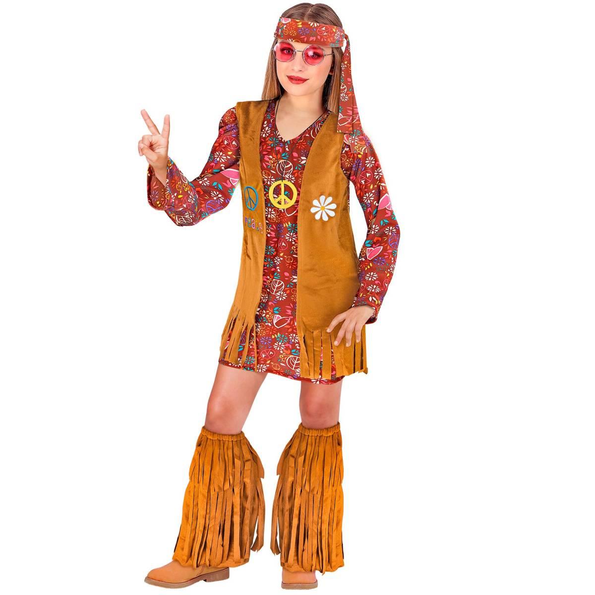 Costume Anni '70/'80 Hippie Girl |Widmann