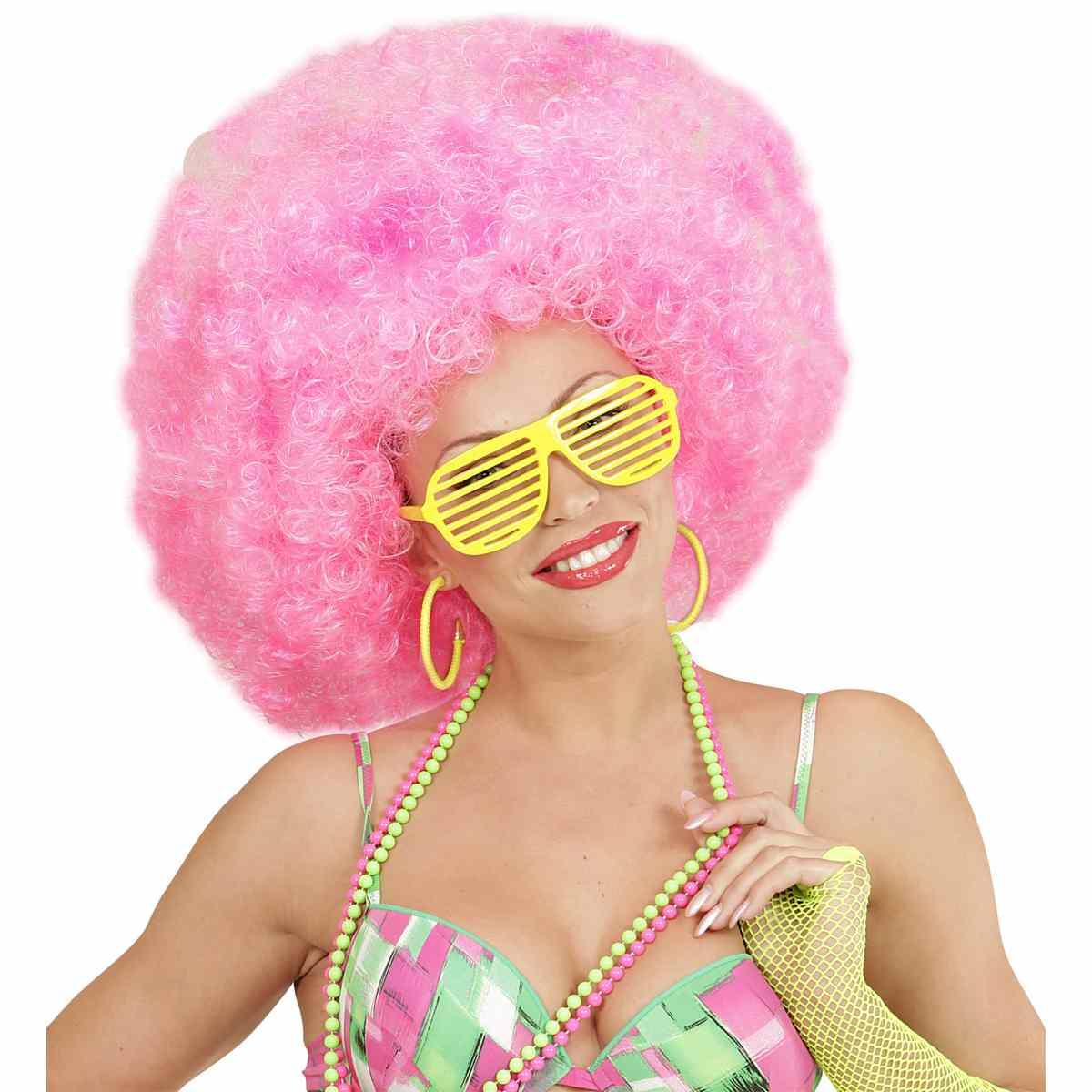 Orecchini Giallo a Cerchio Fluorescenti |Widmann