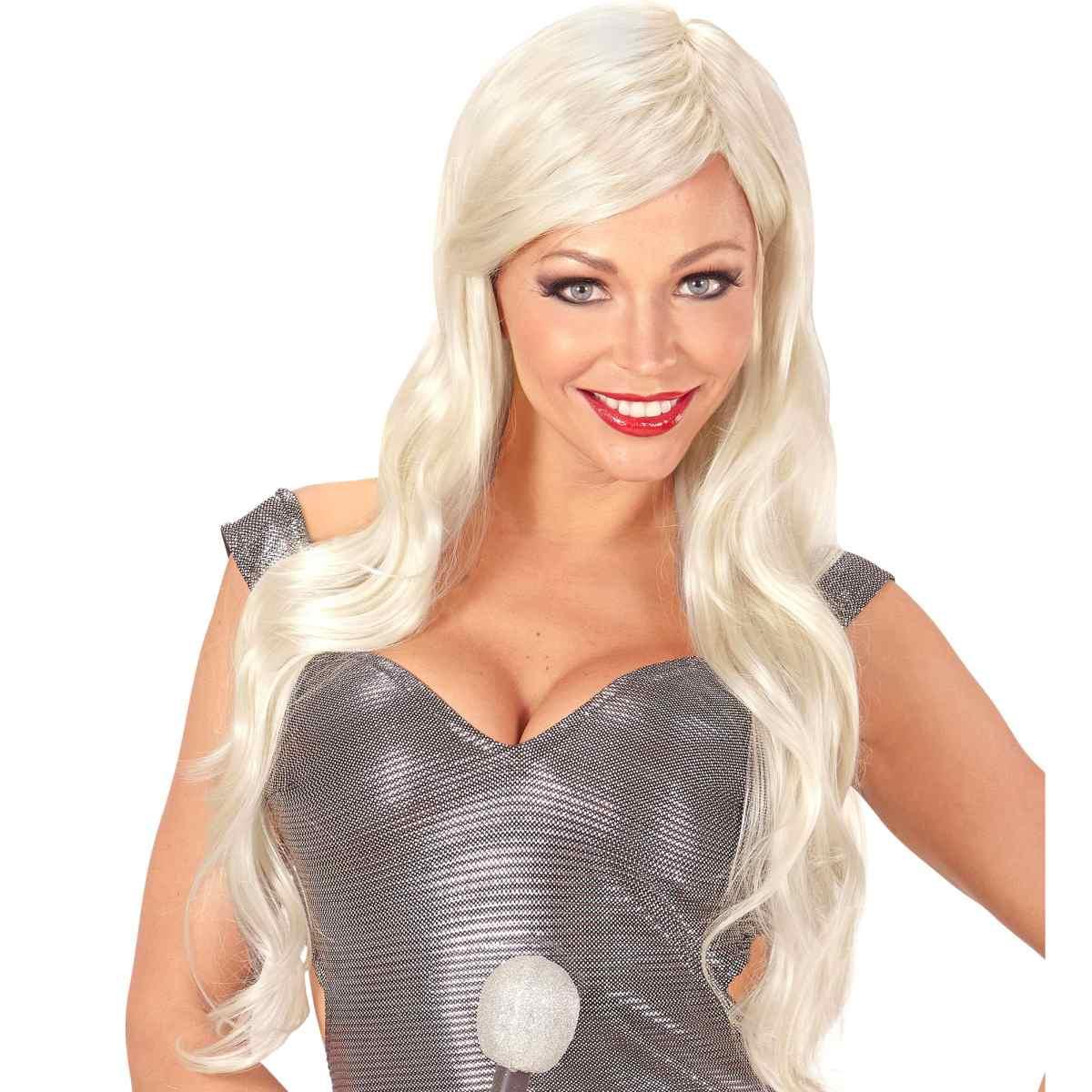 Parrucca Diva Bionda Mossa |Widmann