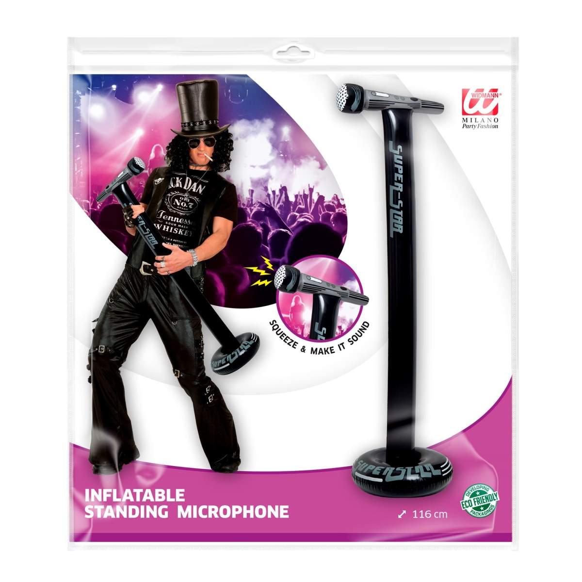 Microfono Gonfiabile con Asta cm.116 |Widmann