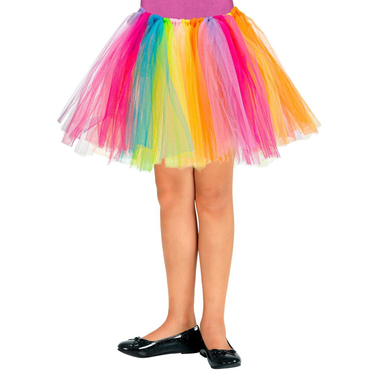 Gonna cm.30 Multicolor Tulle |Widmann