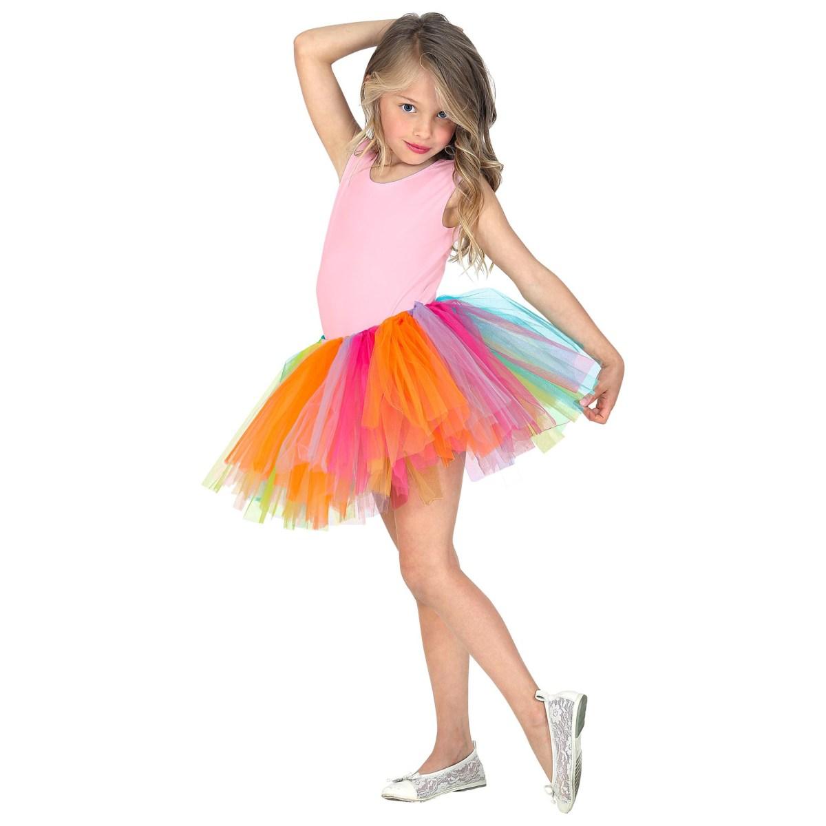 Gonna cm.30 Multicolor Tulle |Widmann