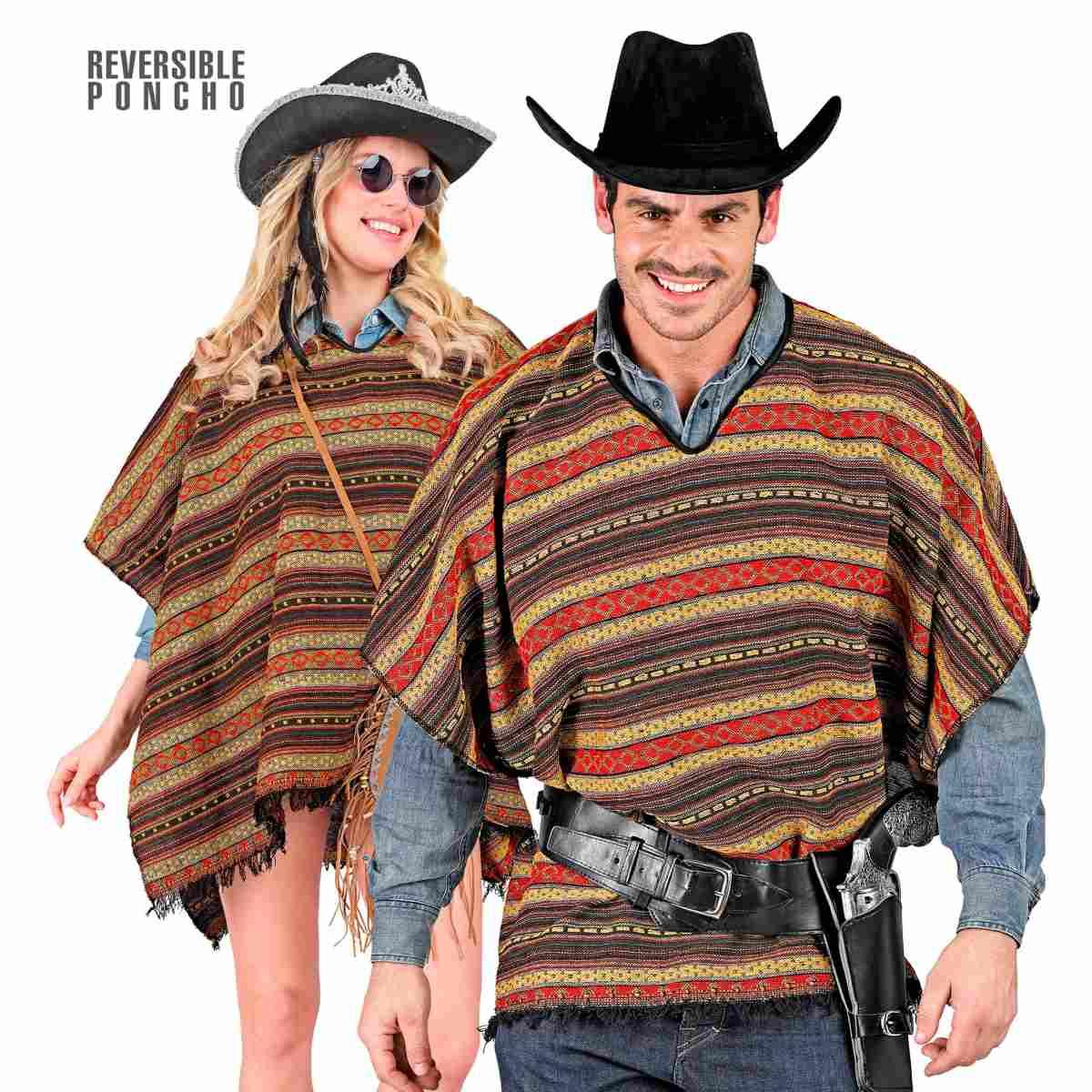 Poncho Cowboy Reversibile |Widmann